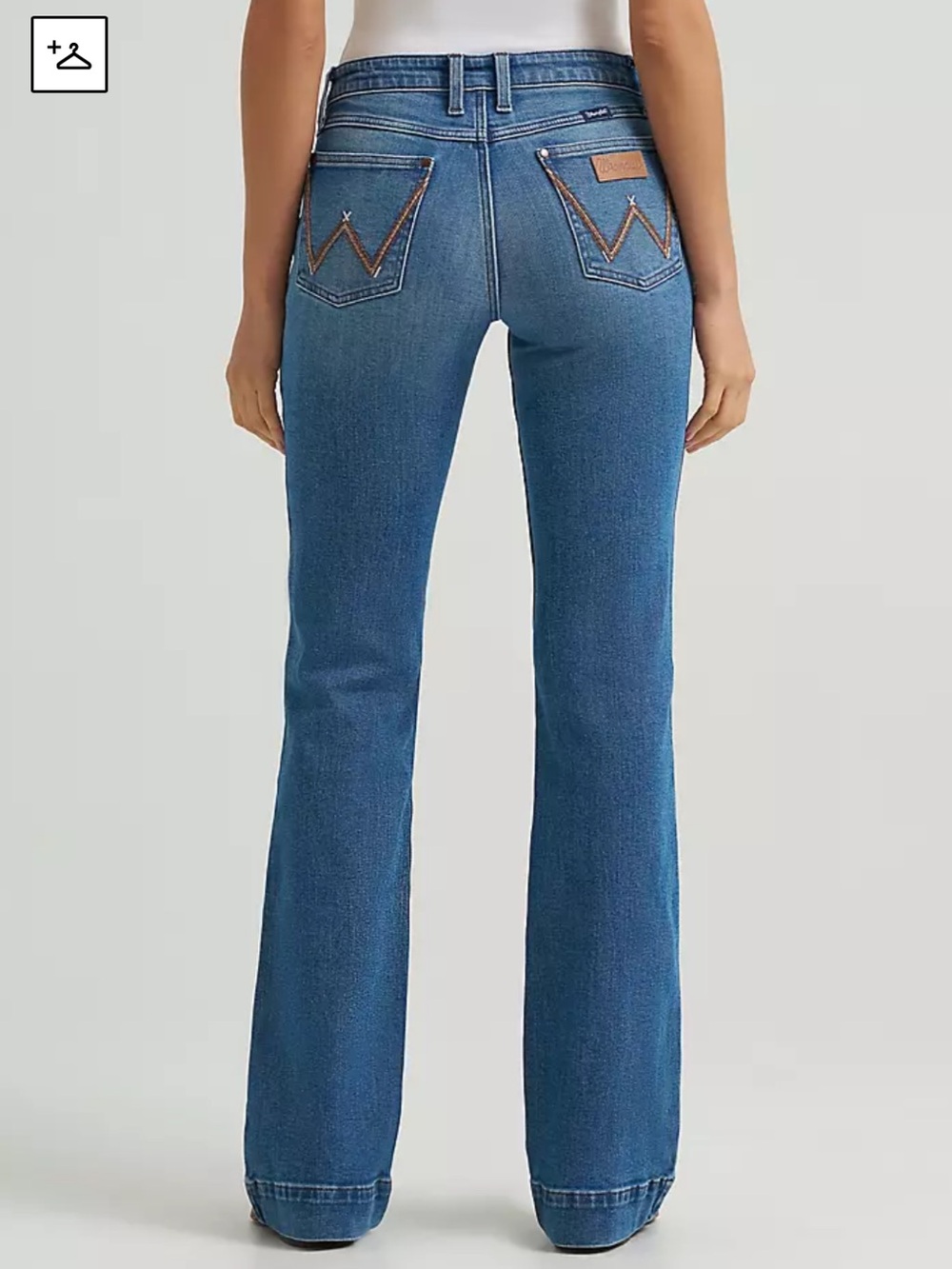 Wrangler Retro Like New Mid-rise Trousers Size 27 - Picture 3 of 12